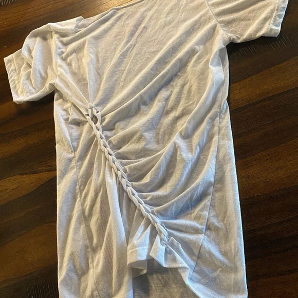 SOLD SECRET ARTIST by Affliction Women's T-Shirt SUGAR ANGEL White Biker - Picture 7 of 7